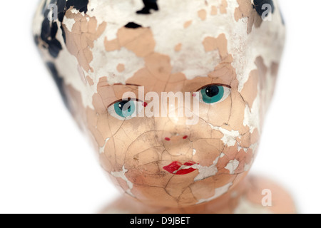 L'enfant baby doll face Banque D'Images