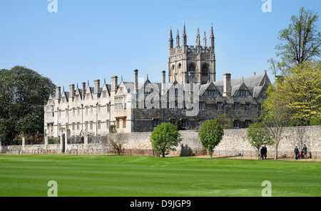 La ville de Merton College, Oxford, Angleterre Banque D'Images