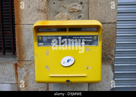 La poste poste français fort à mont-louis pyrénées-orientales france Banque D'Images