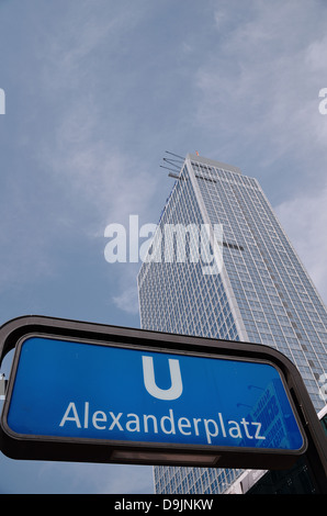 Alexander Platz. Berlin, Allemagne Banque D'Images