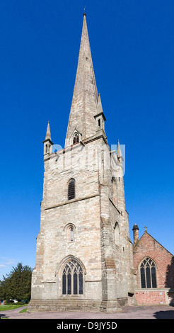 L'église St Mary, Ross-on-Wye, Herefordshire, Angleterre en été Banque D'Images