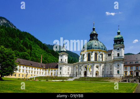 Allemagne Haute-bavière, Abbaye Ettal, près de l'église du monastère, Oberammergau Banque D'Images