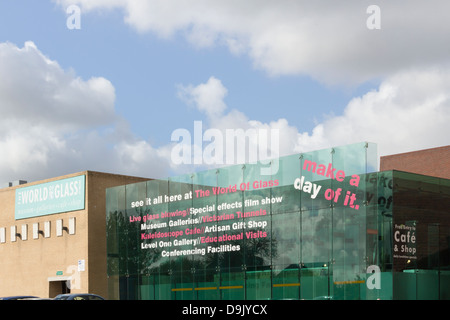 St Helens World of Glass verrerie visitor center and museum. Banque D'Images