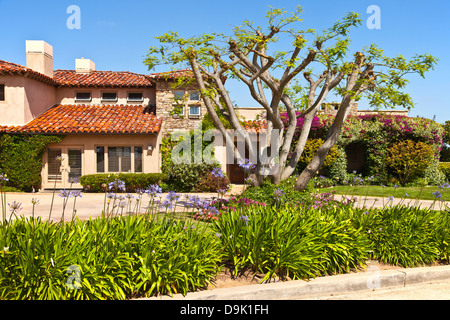 Accueil coloré au Point Loma San Diego en Californie. Banque D'Images