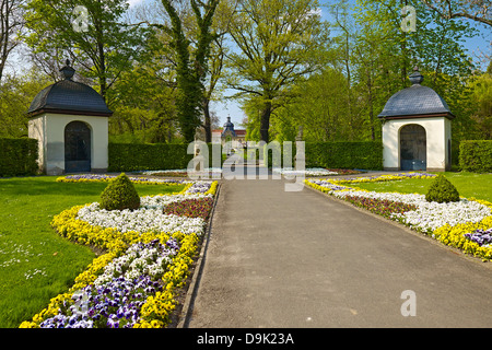 Dans l'orangerie du parc de Seckendorff renvoi Meuselwitz, Zoisite, Thuringe, Allemagne Banque D'Images