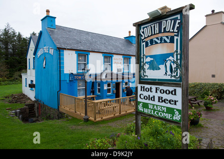 Le Pôle Sud un pub Musée à l'explorateur polaire Tom Crean sur la péninsule de Dingle, près de Killarney en République d'Irlande Banque D'Images