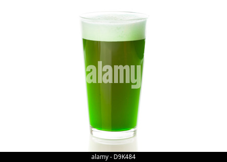 Teint en vert bière pour la St Patrick Day Celebration Banque D'Images