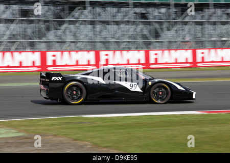 Voiture FERRARI FXX NOIRE N° 99 de SILVERSTONE SILVERSTONE SILVERSTONE ANGLETERRE 16 Septembre 2012 Banque D'Images