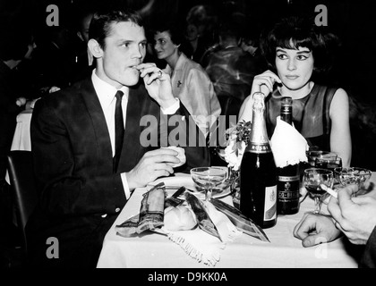 Chet Baker et femme,1962 Banque D'Images