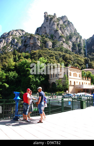 Montagnes Montserrat Catalogne Espagne Europe Banque D'Images