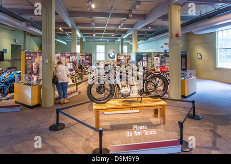 Expositions d'intérieur au Saratoga Automobile Museum à Saratoga Springs New York Banque D'Images