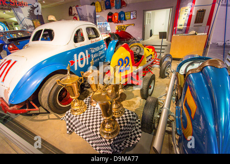 Expositions d'intérieur au Saratoga Automobile Museum à Saratoga Springs New York Banque D'Images