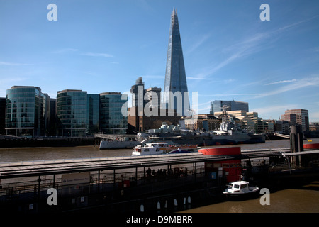 L'Écharde de la rive sud de la Tamise, Londres, Angleterre Banque D'Images