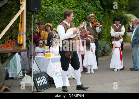 La pouliche Loo à Ashmore, près de Shaftesbury Banque D'Images