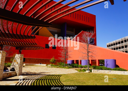 Bibliothèque centrale à San Antonio (Texas) Banque D'Images