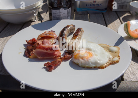 Petit-déjeuner anglais chaud Banque D'Images