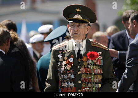 Kaliningrad, Russie, 22 juin 2013 est mort et soldats disparus et les gens PENDANT LA SECONDE GUERRE MONDIALE cérémonie de dévoilement du monument à Kaliningrad. Credit : Michal Fludra/Alamy Live News Banque D'Images