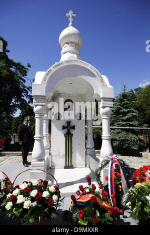 Kaliningrad, Russie, 22 juin 2013 est mort et soldats disparus et les gens PENDANT LA SECONDE GUERRE MONDIALE cérémonie de dévoilement du monument à Kaliningrad. Credit : Michal Fludra/Alamy Live News Banque D'Images