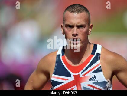 Gateshead, Tyne and Wear, Royaume-Uni. 22 juin 2013. Richard Kilty (GBR). 100m hommes. Jour 1. L'équipe européenne d'athlétisme. Sports en images/Alamy Live News Banque D'Images