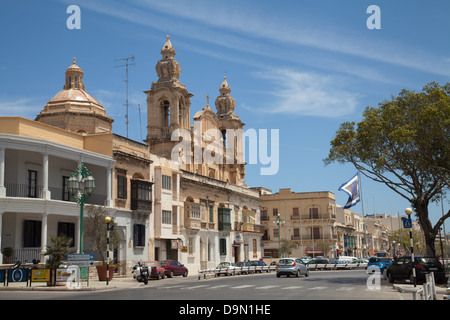 L'église paroissiale à Msida, Église de Sultana tal-Paci, dédiée à saint Joseph, à Malte. Banque D'Images