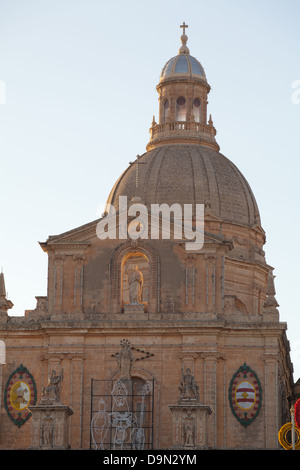 Eglise de Saint Nicolas de Bari, Siggiewi, Malte. Banque D'Images