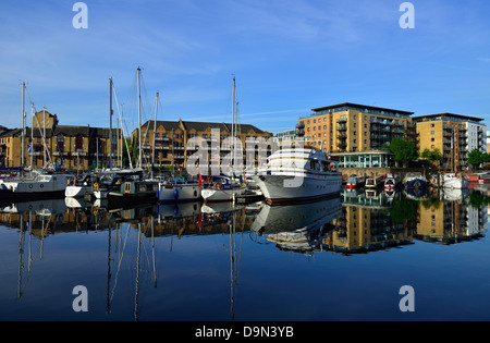 Limehouse Basin, Limehouse, Londres, Royaume-Uni Banque D'Images