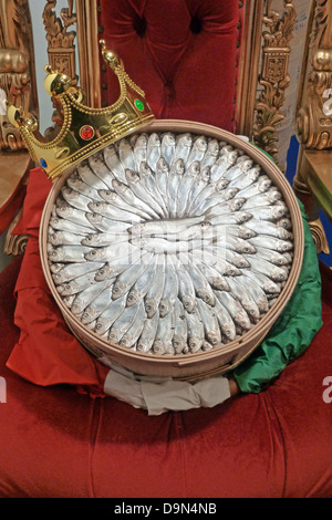 Saraghina, Sprat Sprattus sprattus, Banque D'Images