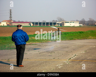 Domaine de vol des avions,modèle Banque D'Images