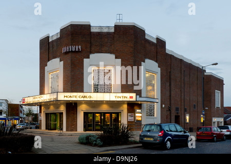 Royaume-uni, Angleterre, Hertfordshire, letchworth garden city cinéma broadway Banque D'Images