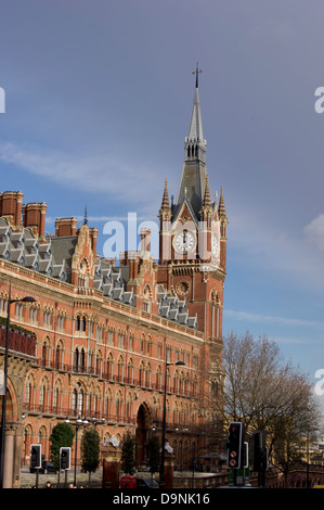 Royaume-uni, Angleterre, Londres, st pancras station terminus Eurostar Banque D'Images