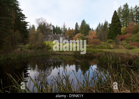 L''hôtel Ardanaiseig sur les rives du Loch Awe, Kilchrenan, Argyll, Scotland Banque D'Images