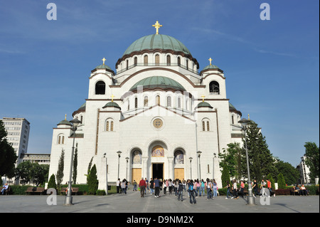 L'église Saint Sava, Belgrade, Serbie Banque D'Images