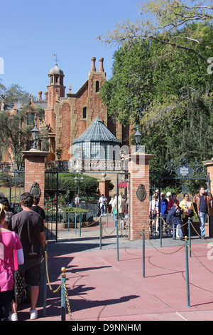 Disney World Magic Kingdom, l'attraction Haunted House Banque D'Images