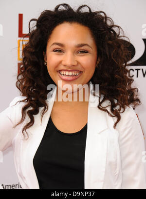 Los Angeles, Californie, États-Unis, le 23 juin 2013. Jaylen Barron participant à la Los Angeles Première de ''The Way, Way Back'' qui s'est tenue au Regal Cinemas à L.A. Vivre à Los Angeles. Image Crédit : Crédit : D. Long/Globe Photos/ZUMAPRESS.com/Alamy Live News Banque D'Images