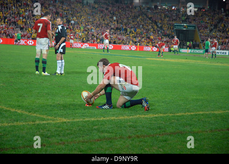 Les lions britanniques et irlandais en Australie, versets, Suncorp Brisbane, Australie. Banque D'Images