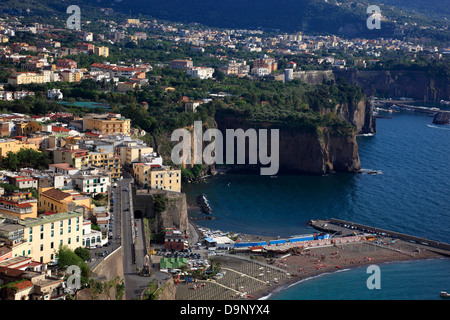 Vico Equense sur la penisola Sorrentino, Campanie, Italie Banque D'Images