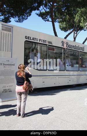 Rome, Italie 23 juin 2013 Le Festival 2013 Gelato à l'Auditorium, Rome, Italie Crédit : Gari Wyn Williams/Alamy Live News Banque D'Images