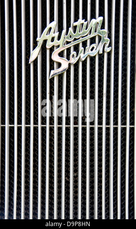 Austin Seven vintage classic car grille de radiateur Banque D'Images