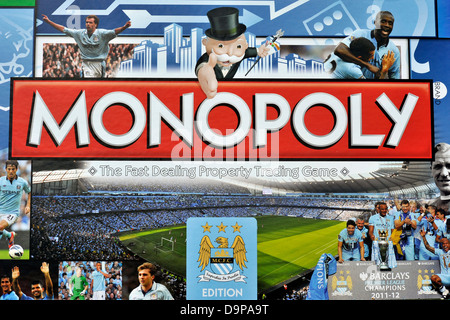 Manchester City FC Monopoly Édition Banque D'Images
