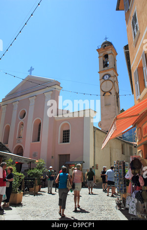 Dans l'Eglise place Gaffori, dans la ville de Corte, Corse, France Banque D'Images