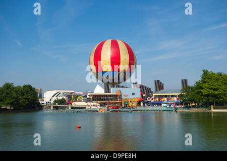 Vue de Disney Village à Disneyland Paris Banque D'Images