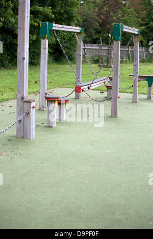 Aire de jeux de l'école Banque D'Images