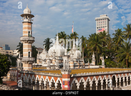 La mosquée Masjid Jamek, Kuala Lumpur, Malaisie Banque D'Images