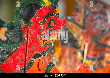 Des ombres chinoises de Malaisie, Kota Bharu, Kelantan, Malaisie Banque D'Images