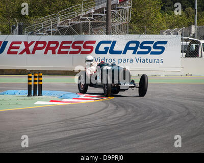 Porto, Portugal, 22 juin 2013, Circuito da Boavista - Historic Grand Prix 2013 - Trophee Légende, la pratique libre  + les qualifications. Banque D'Images