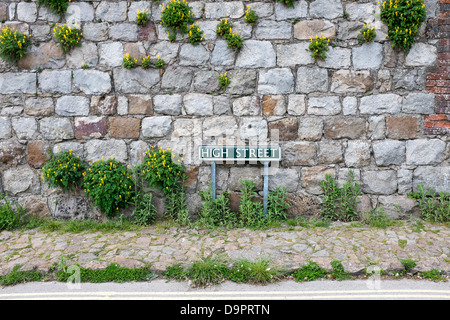 High Street Avebury Banque D'Images