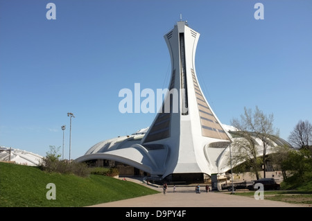 Le stade olympique de Montréal, Québec Banque D'Images