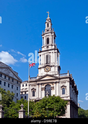 St Mary le Strand, London Banque D'Images