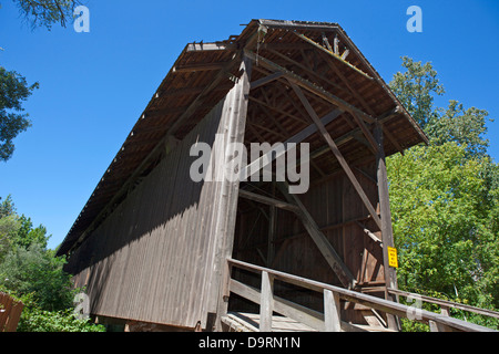 Pont couvert de Felton, Felton, California, United States of America Banque D'Images