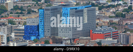 Royal London Hospital complex vue aérienne de new NHS installation construite au cœur de l'East End si Londres Banque D'Images